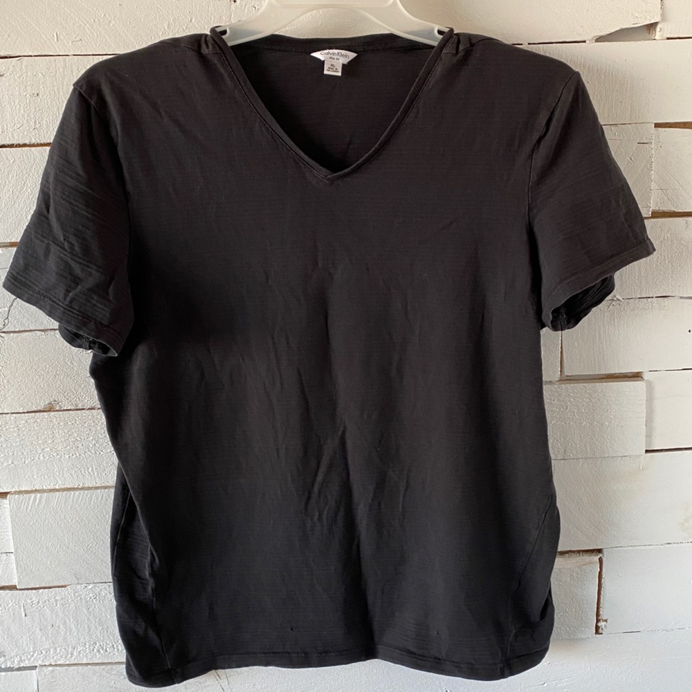 Mens Calvin Kline Black T-shirt  Size XL